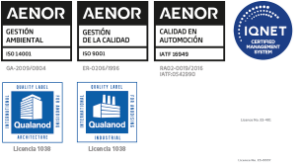 sellos de calidad extrusor de aluminio certificado